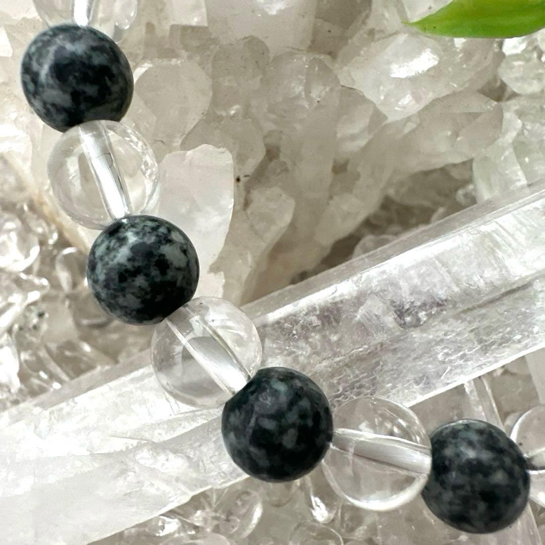 遠野霊石 ヒマラヤ水晶 ブレスレット 8mm 波動共鳴 感謝の石　浄化 お守り