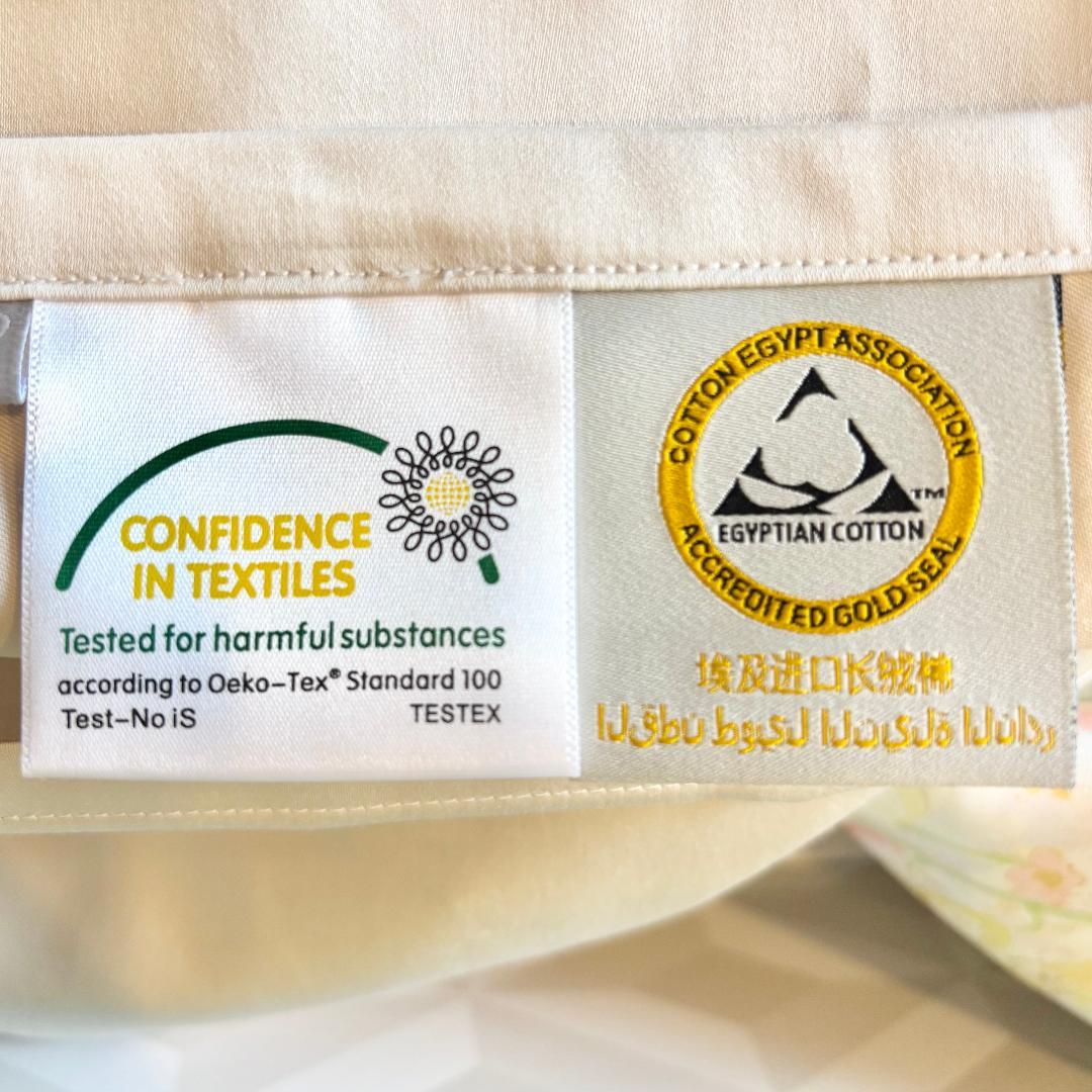 【オーダーメイド可】鈴蘭 エジプト超長綿100% 850TC ホワイト すずらん