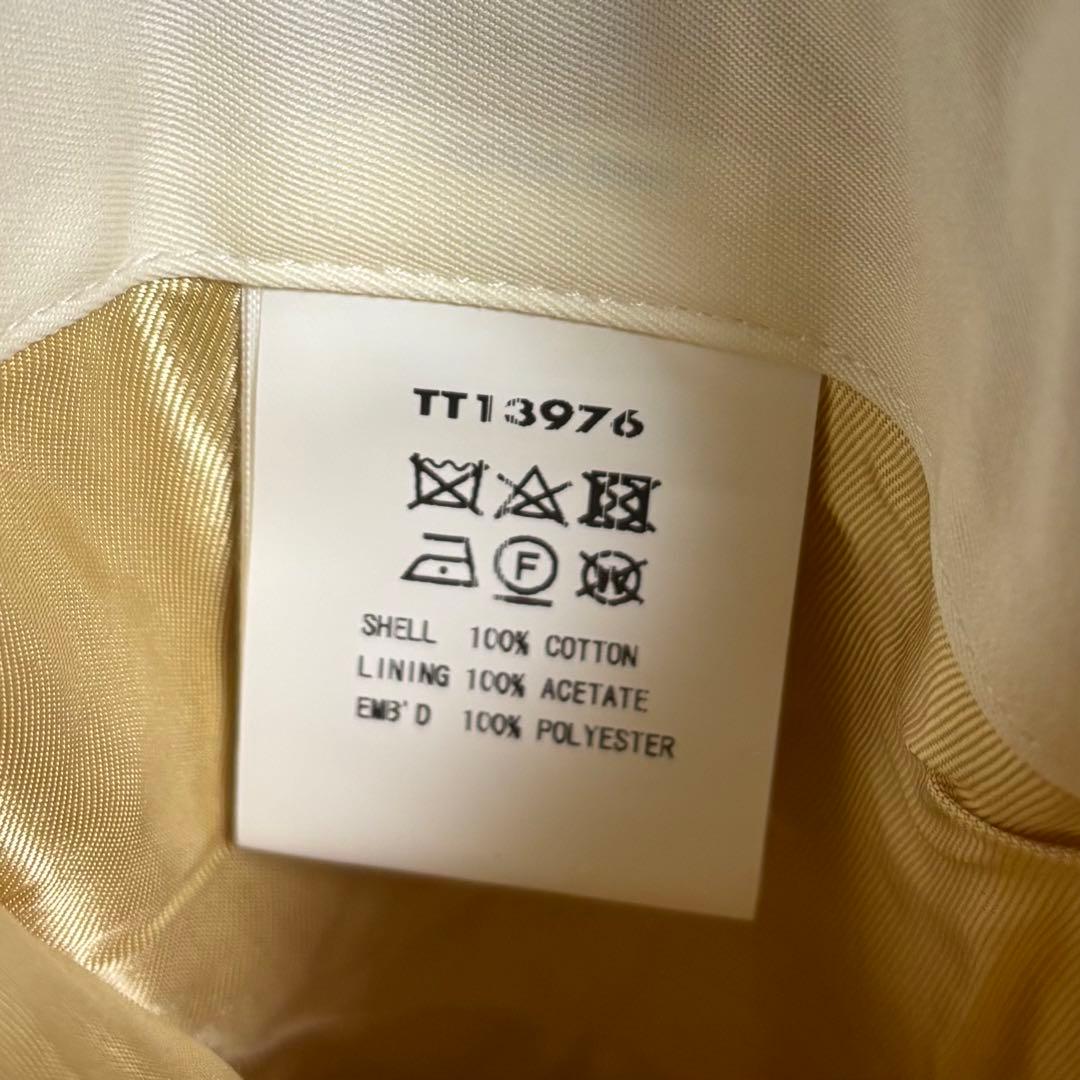 試着のみ‼︎レア柄‼︎ナノユニバース別注テーラー東洋ベトジャンTT13976白復刻