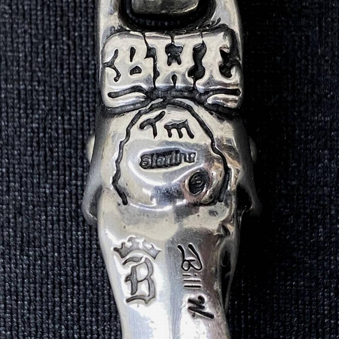 Bill Wall Leather シルバー スカル スネークダガー ペンダント