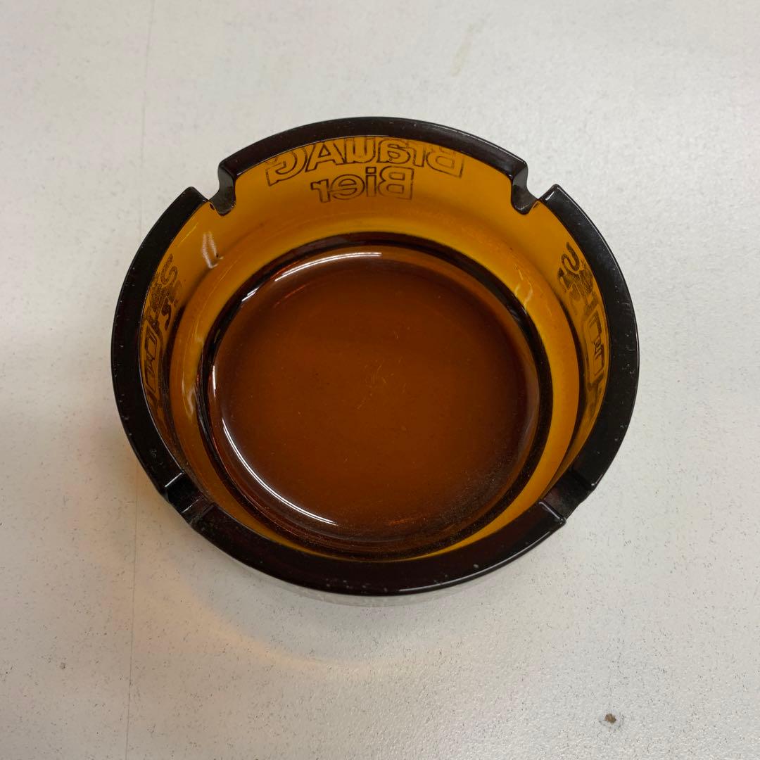 レア　BrauAG エンボス加工 円形灰皿