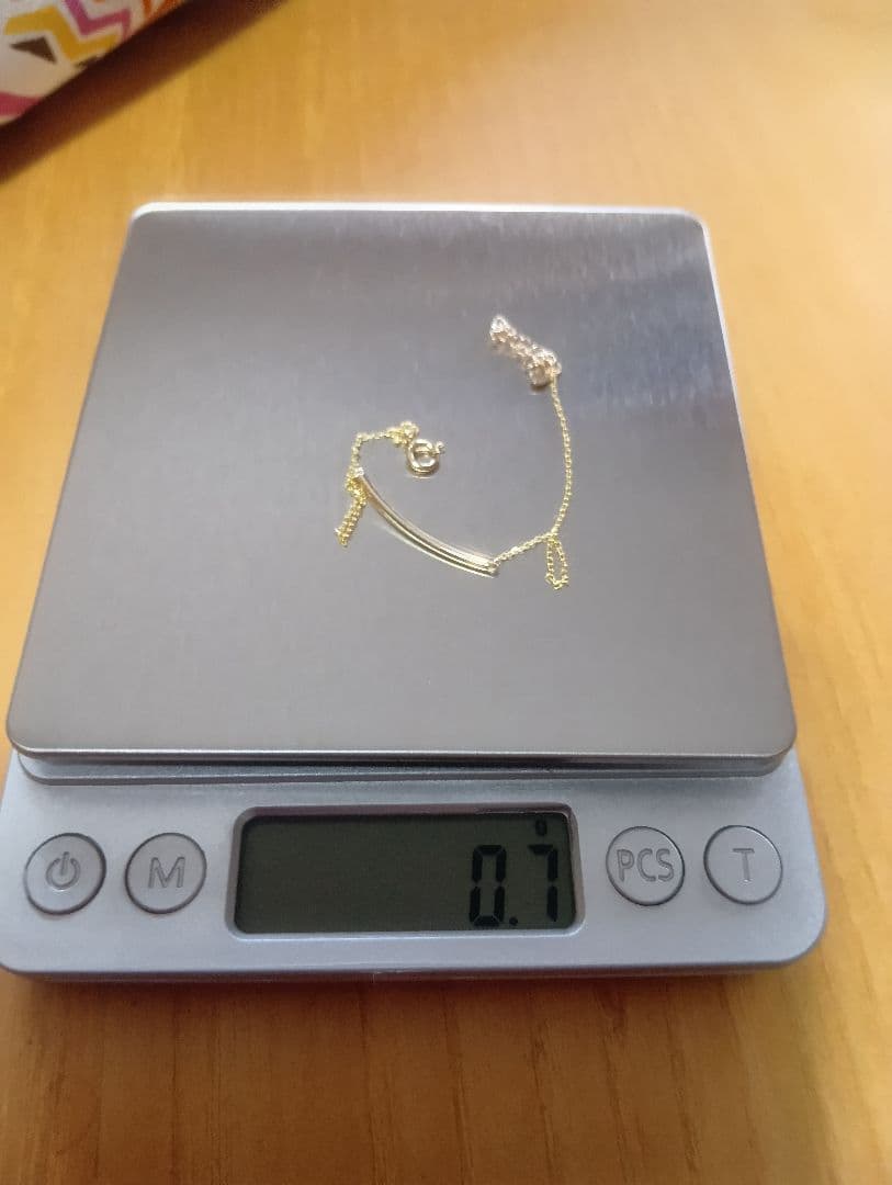 期間限定1月末日迄の価格／ゴールド バータイプ チェーンブレスレットk10