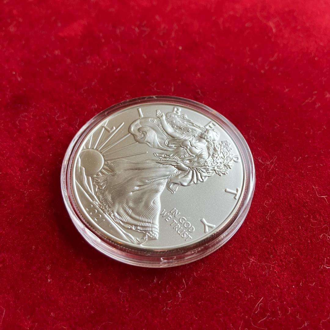 2021年アメリカンシルバーイーグル銀貨 1枚