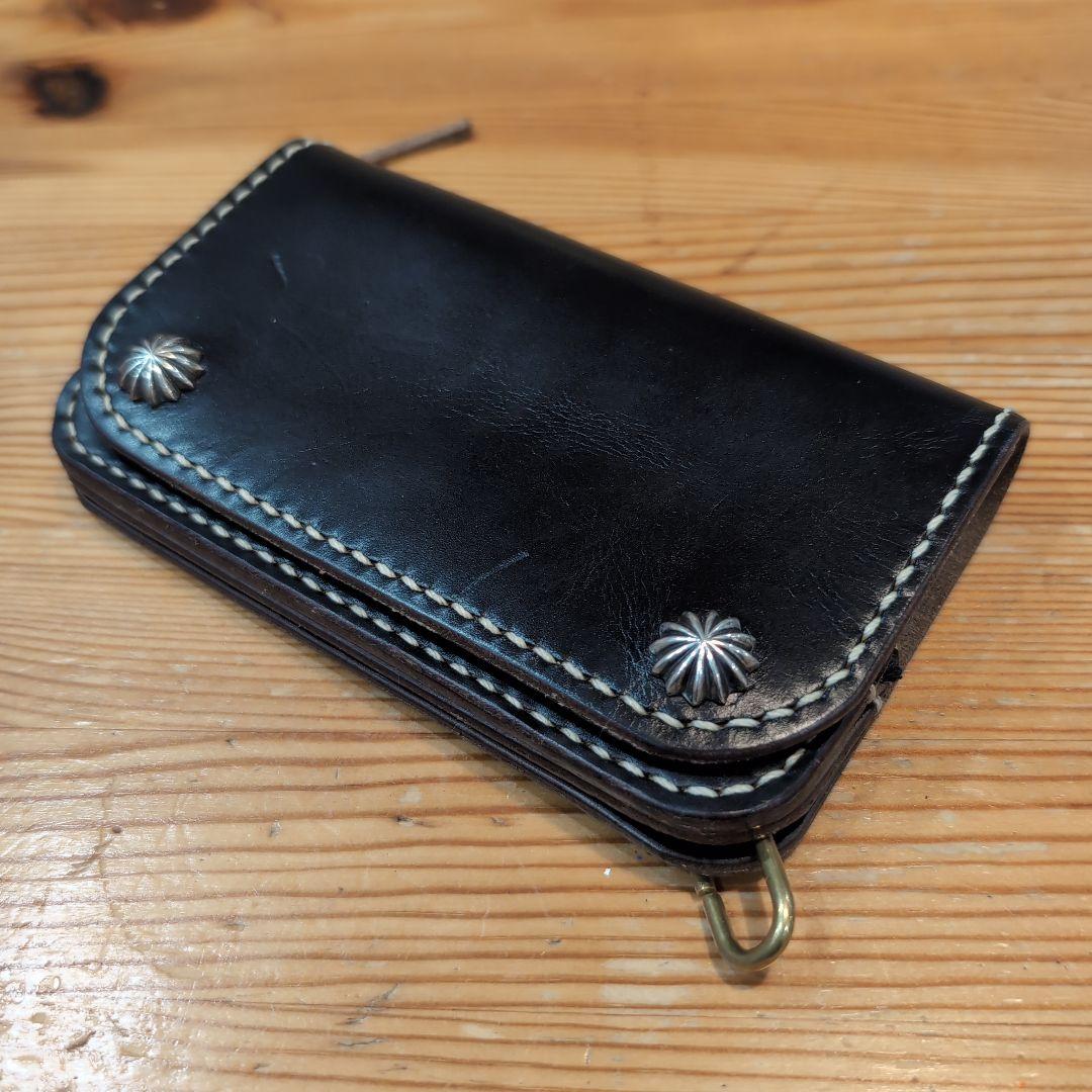 OUTLET　クロムエクセルレザー　ハーフトラッカーウォレット