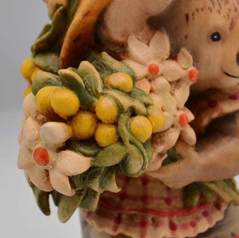 ハニーバンチ　アンリ　ANRI　サラケイ　木彫り人形　イタリア　13ｃｍ　箱付き
