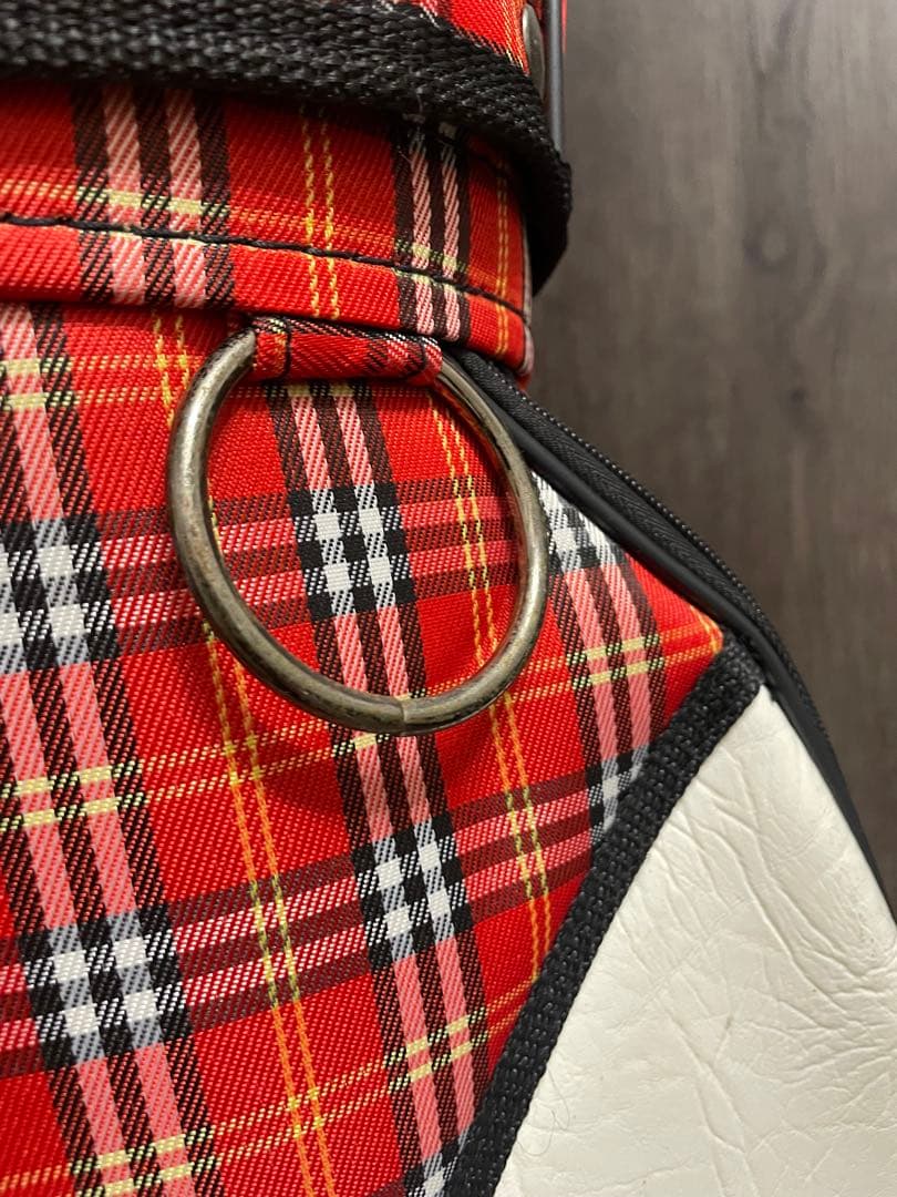 Callaway キャディバッグ 赤 チェック柄