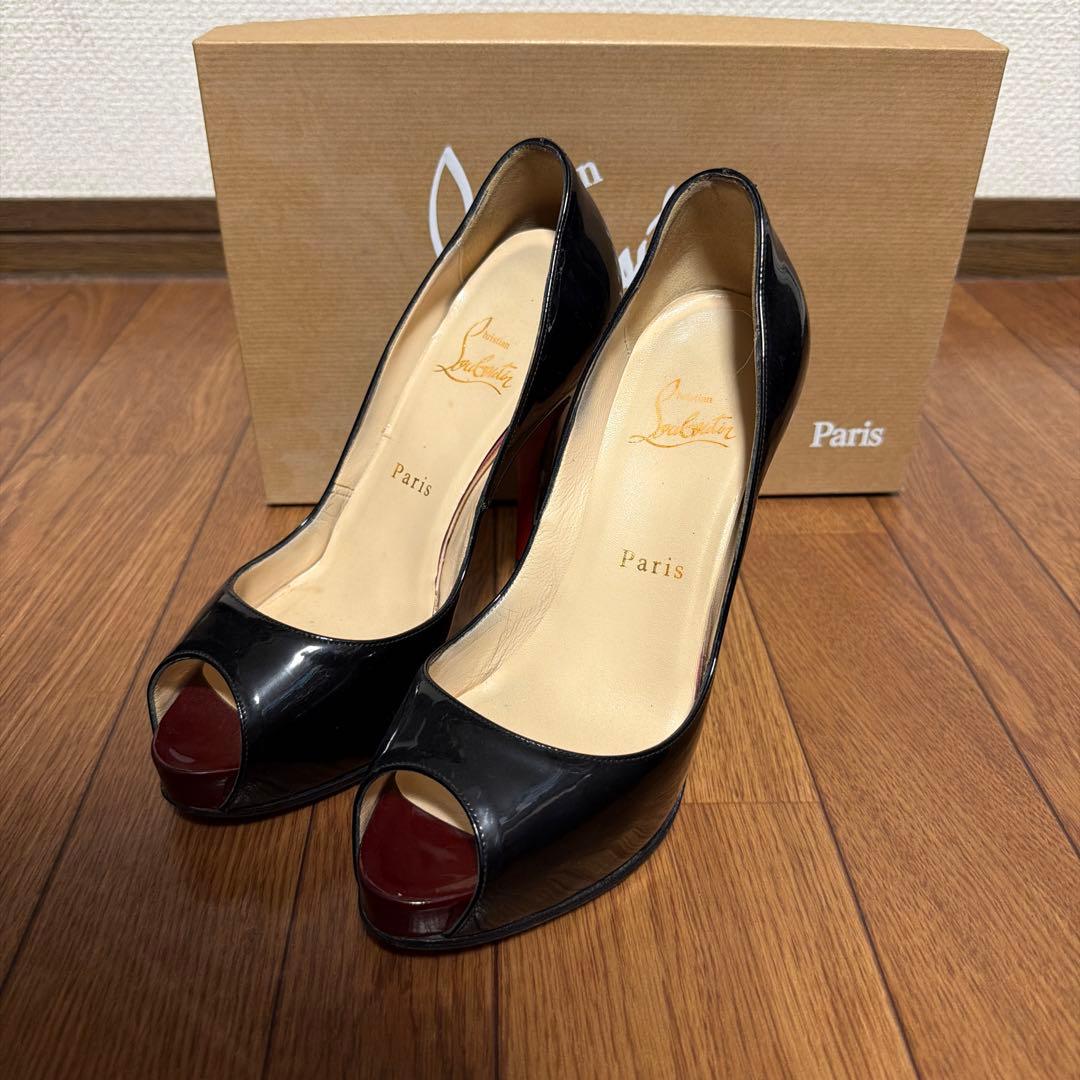Christian Louboutin オープントゥパンプス
