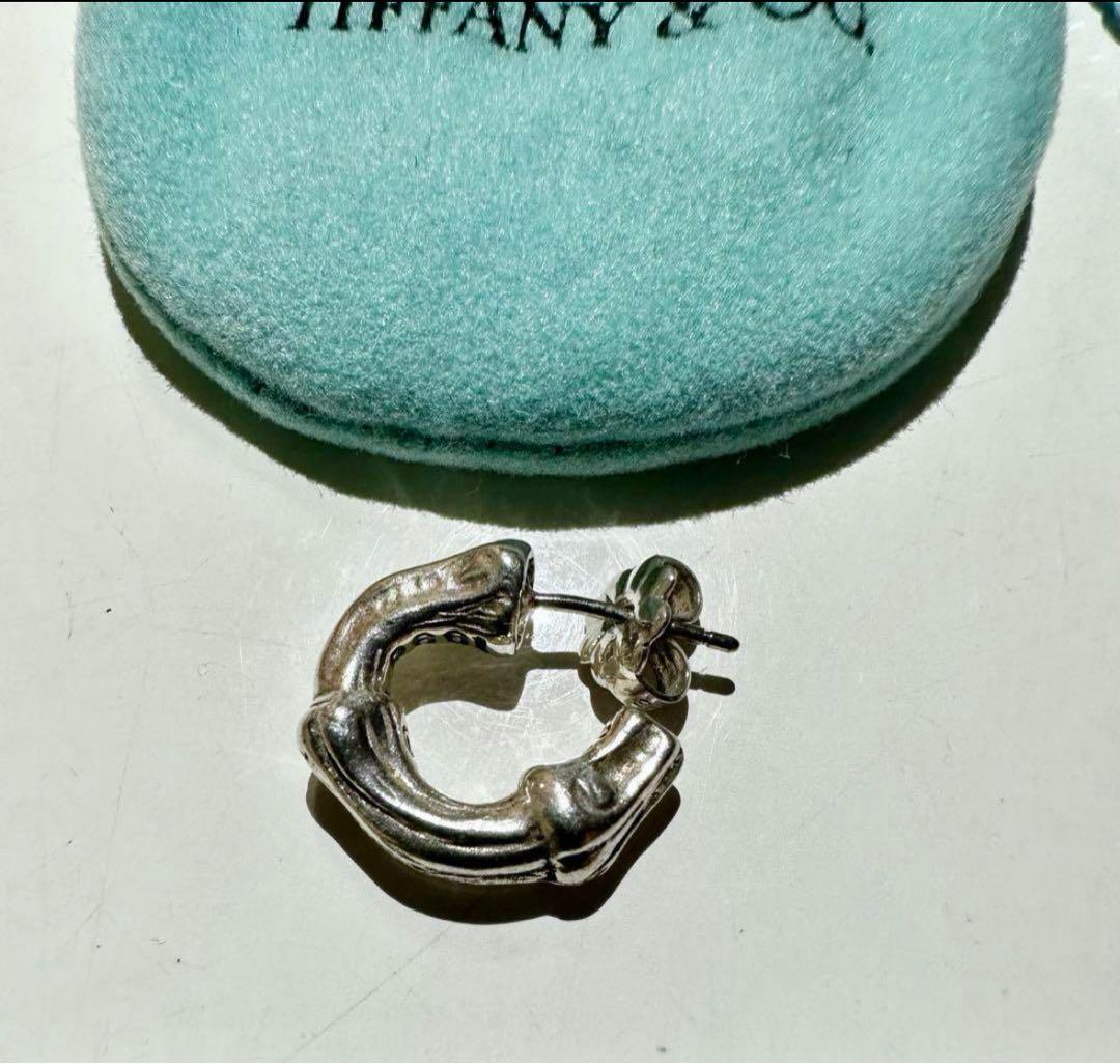 Tiffany ティファニー　バンブー　ピアス バンブーフープピアス　片耳