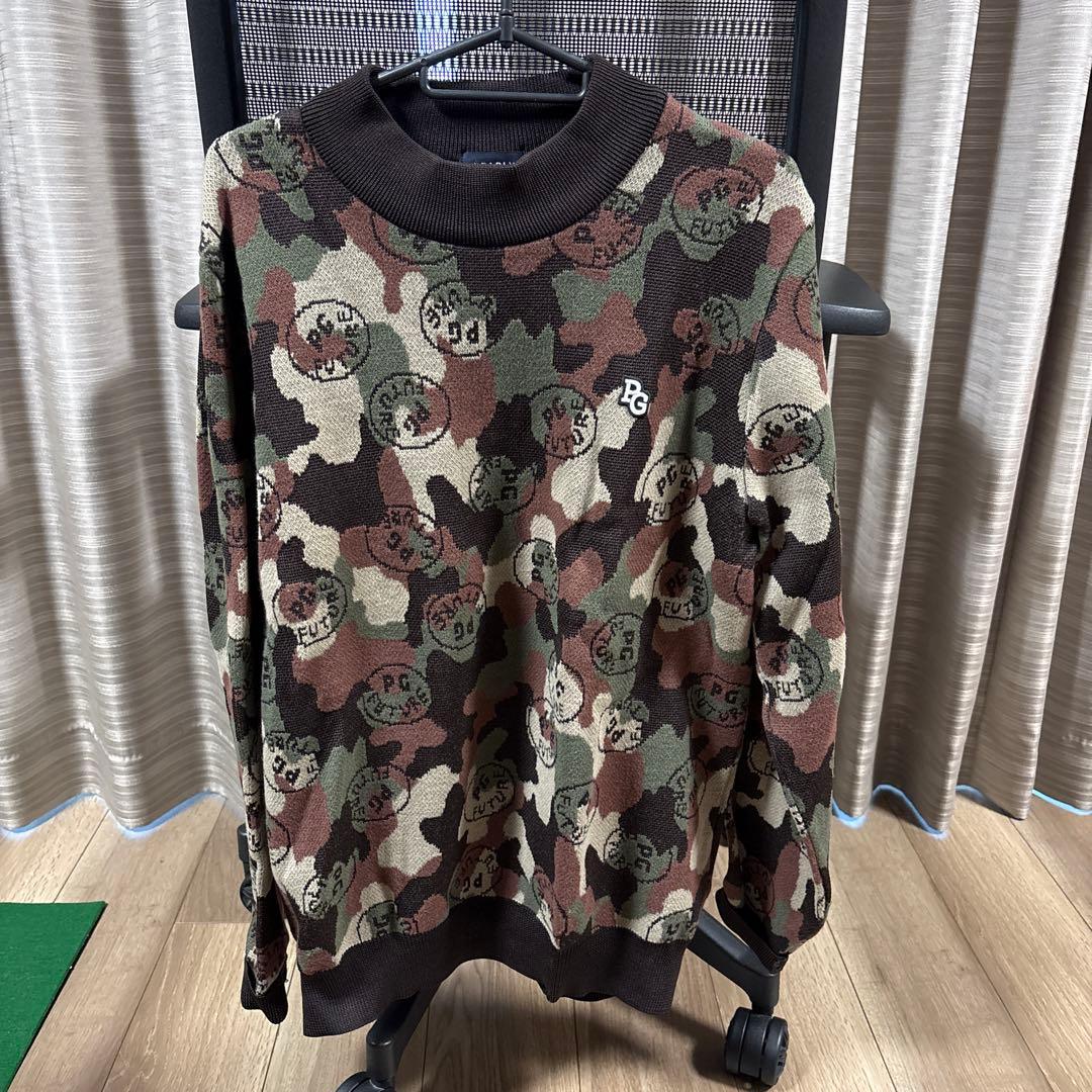 【美品】PEARLY GATES 迷彩セーター サイズ6