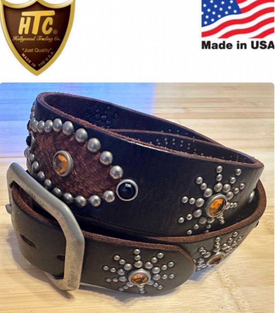 ⭐️HTC⭐️オーバーレイピーナッツベルト⭐️パイソン⭐️Dブラウン⭐️36