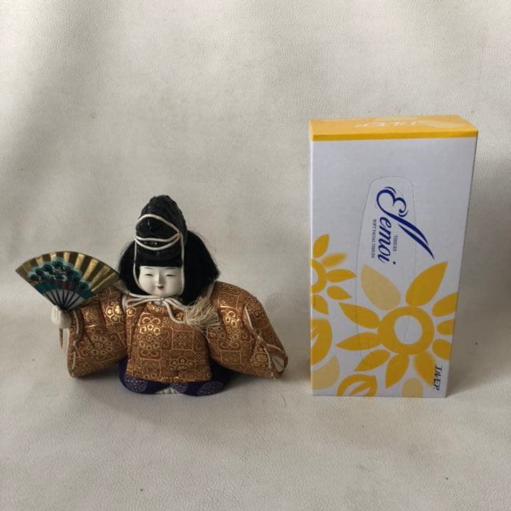 真多呂 作 弁慶 / 木目込人形 御所人形 / 大正期？ かなり古い人形