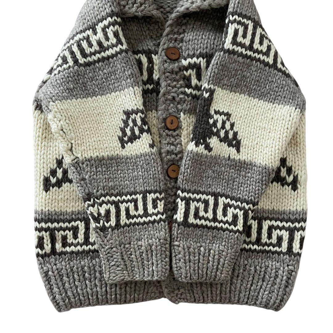Vintage 90s~ カウチンニット ウール カーディガン サンダーバード