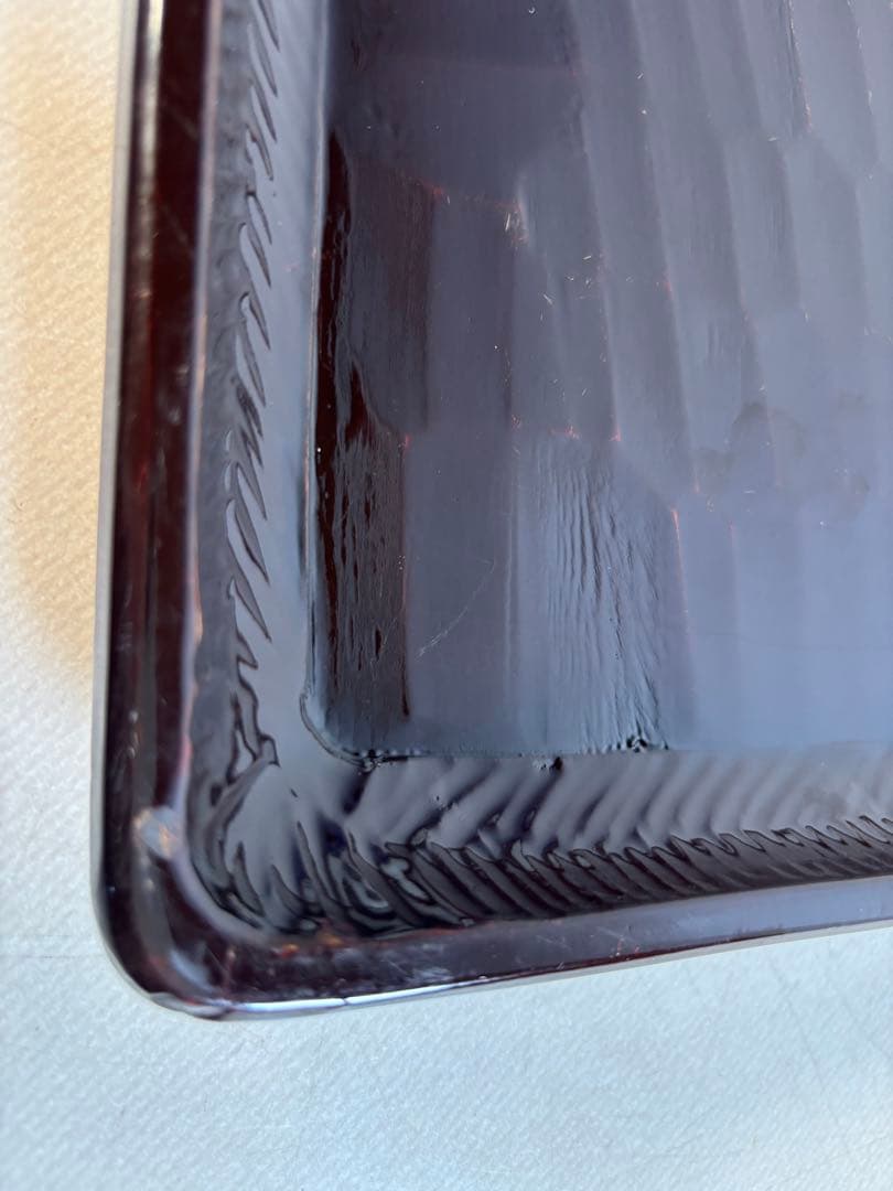 アンティーク　讃岐彫　古い松材のくり貫き角盆(四方盆)5枚セット　②