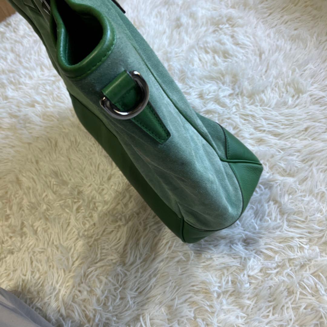 s*f様 LOEWE ロエベ アナグラム スエード レザー トートバッグ ボスト