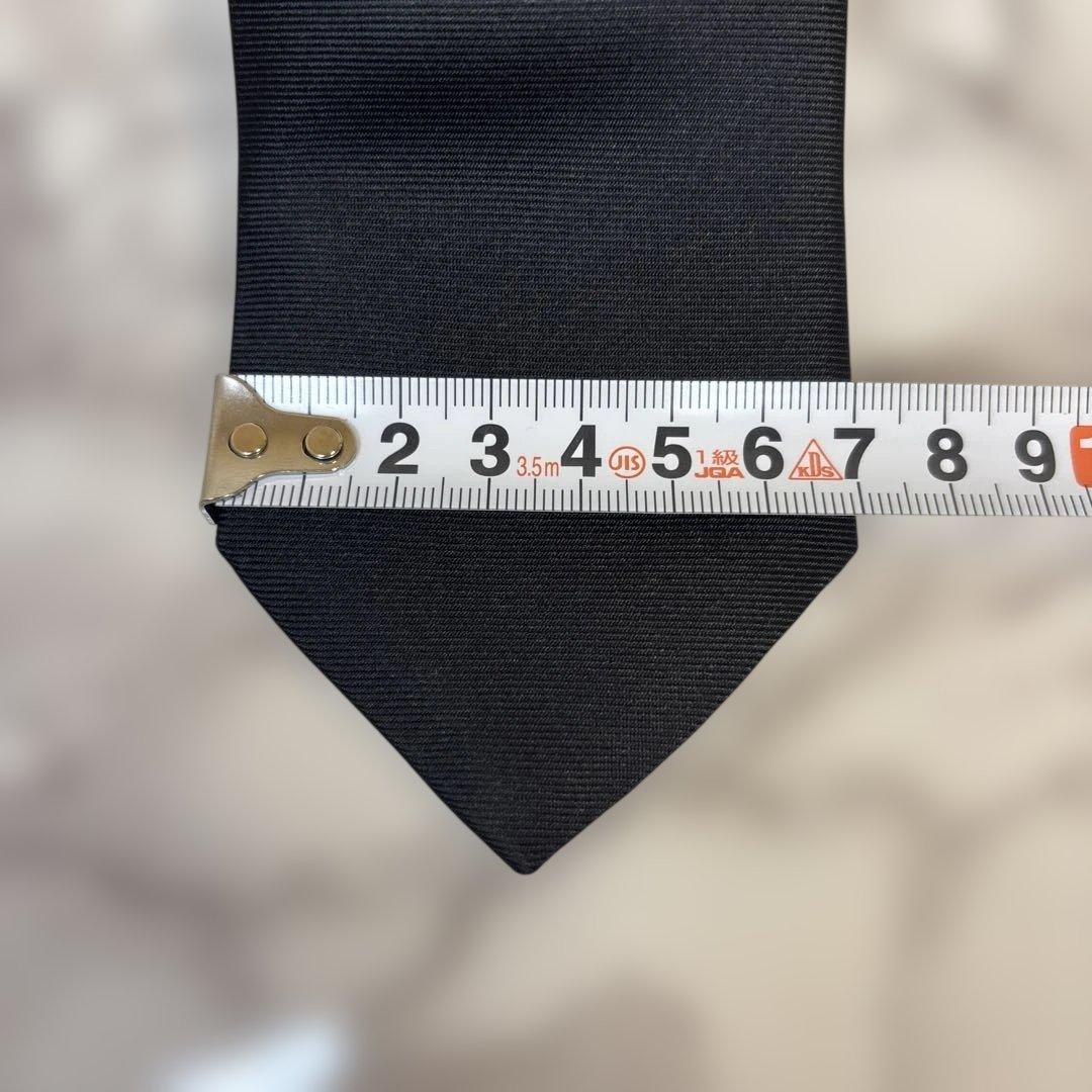 【タグ付き✨】DIOR ネクタイ　オブリーク柄　ブラック　黒色　シルバー　銀色