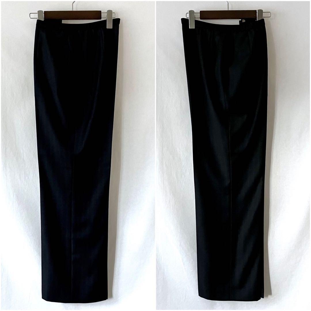 美品 Leilian ウール100% パンツスーツ 13 日本製 ゼニア別注生地