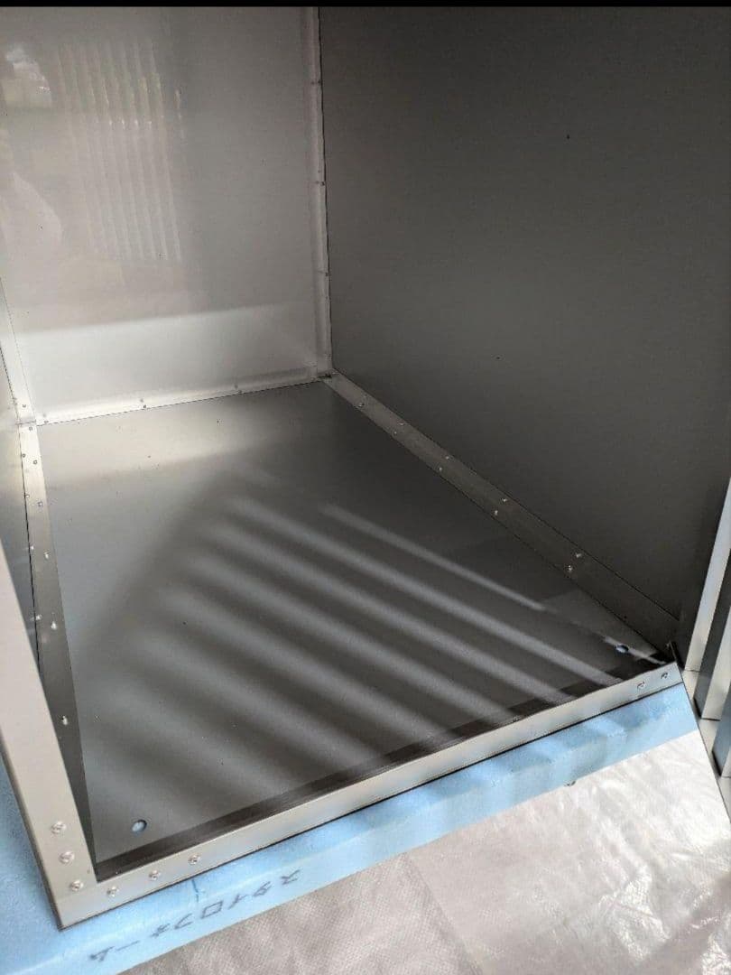 アルミドッグケージ ✳ 1頭用 幅45cm 奥行75cm 高さ53.5cm車載用