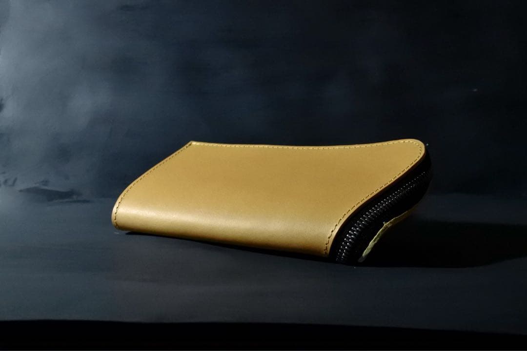 [オリジナル]J1 Zip wallet 長財布　イエロー