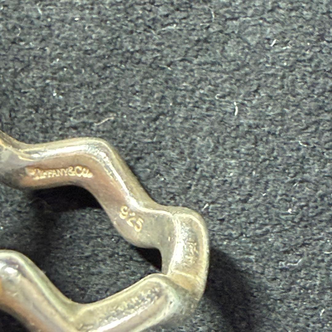 【最終価格・美品】ティファニーTiffanyジグザグウェーブリングシルバー8号