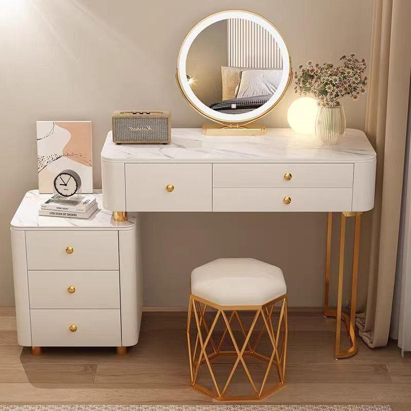 ホワイト ドレッサー 訳あり品　写真をご確認 デスクのみ J204-100-05