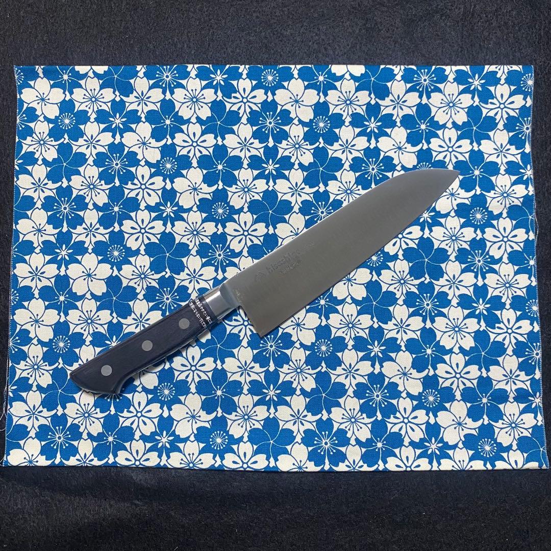 久重 モリブデン 鋼 三徳包丁 180mm