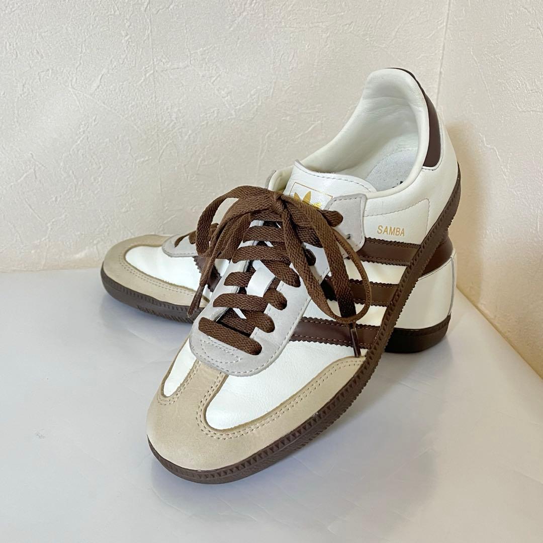 ☆美品☆adidas SANBA JR8842レディース23cm