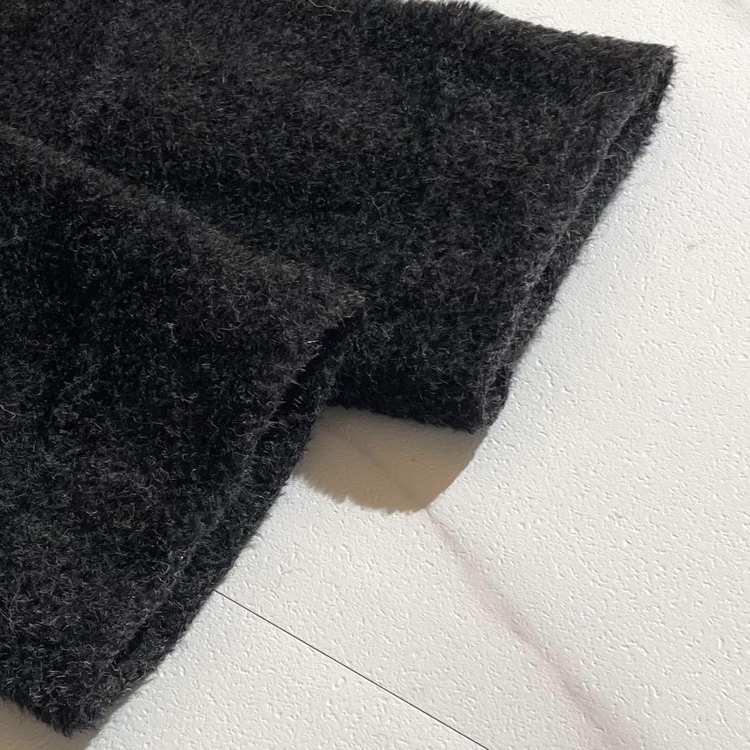 【美品】マックスマーラ フーデッドロングコート アルパカ 白タグ Lサイズ