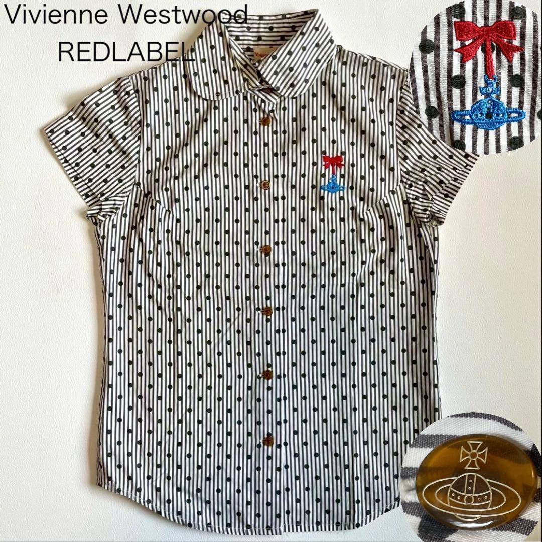 【ヴィヴィアンウエストウッドレッドレーベル】半袖 シャツ オーブ ドット 1