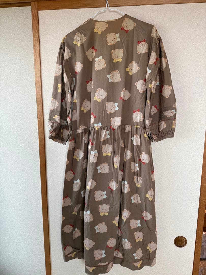 ピンクハウス　くま柄　ワンピース