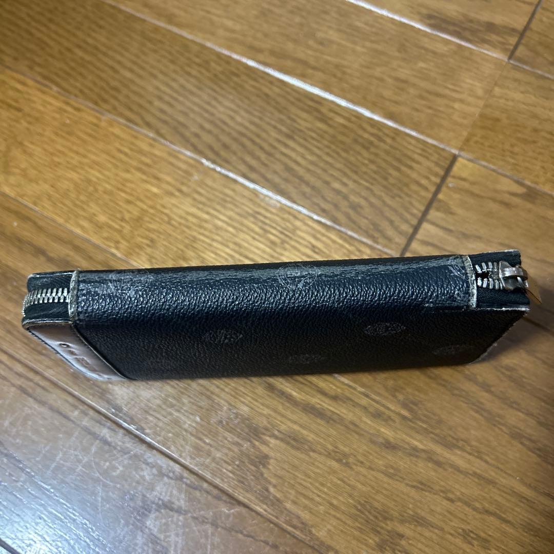 Berluti ブラックレザー長財布 シグネチャー バーティカル ベルルッティ