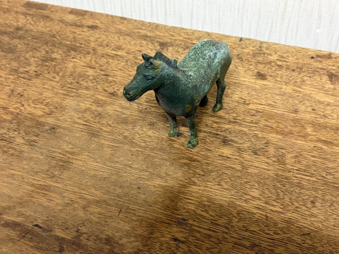 青銅製 馬の置物 約10cm