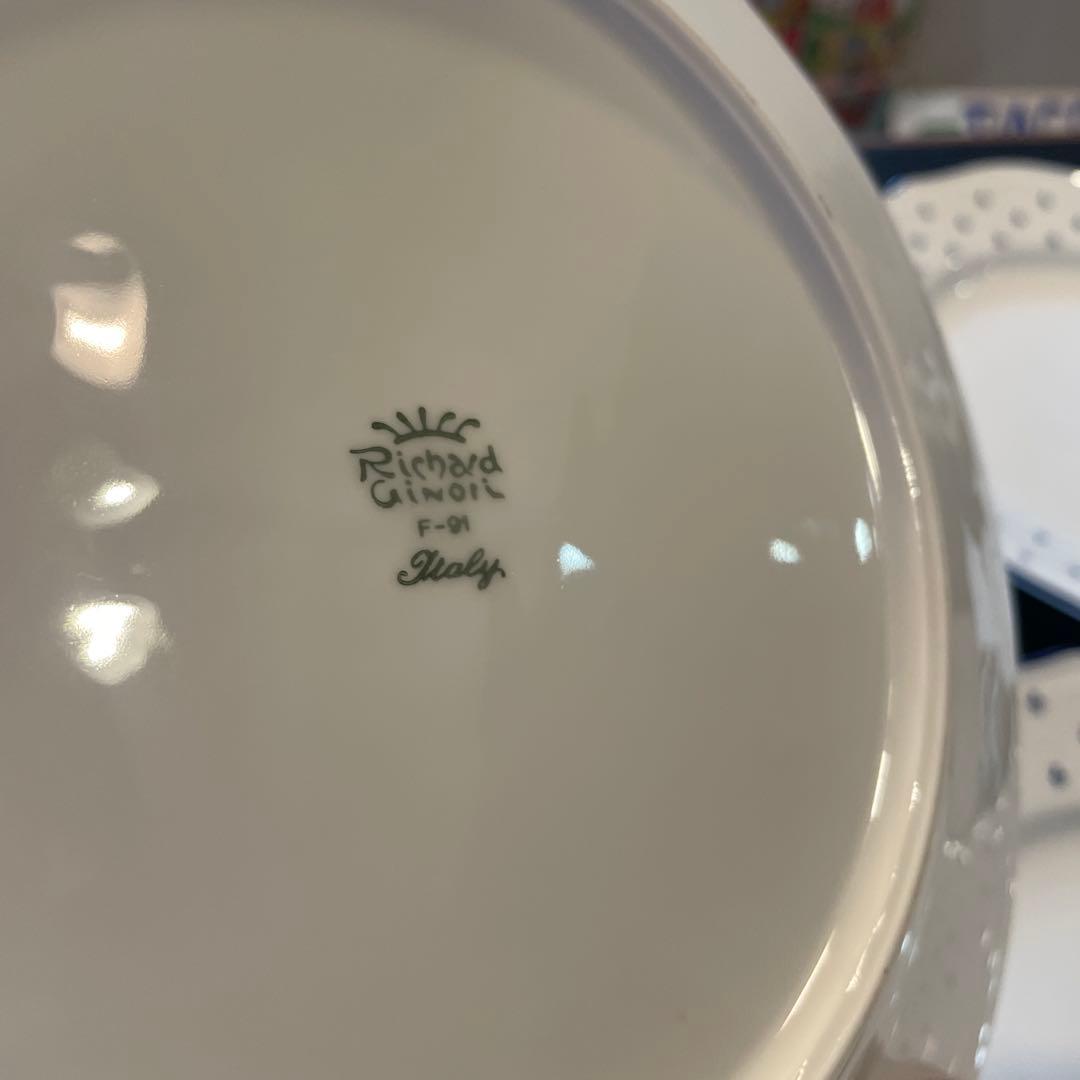 リチャードジノリ　ロイヤルブルー26cmプレート5枚