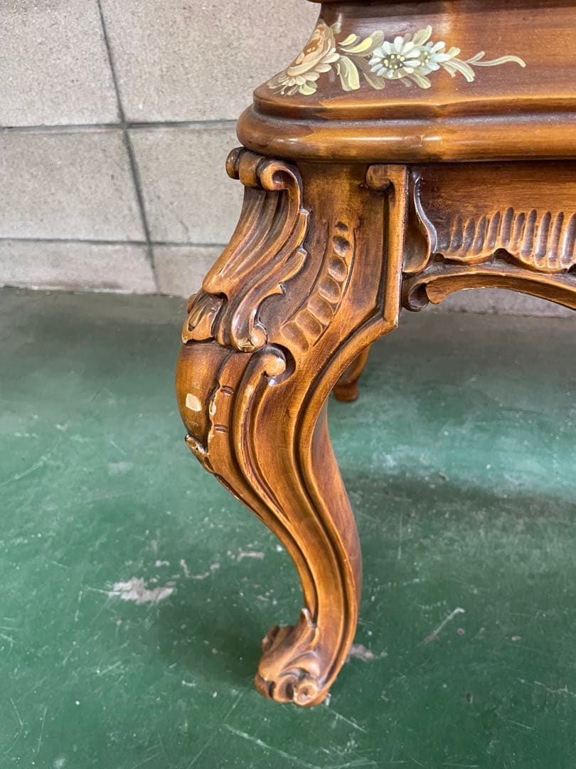 らんイタリア製　大型アンティークキャビネット