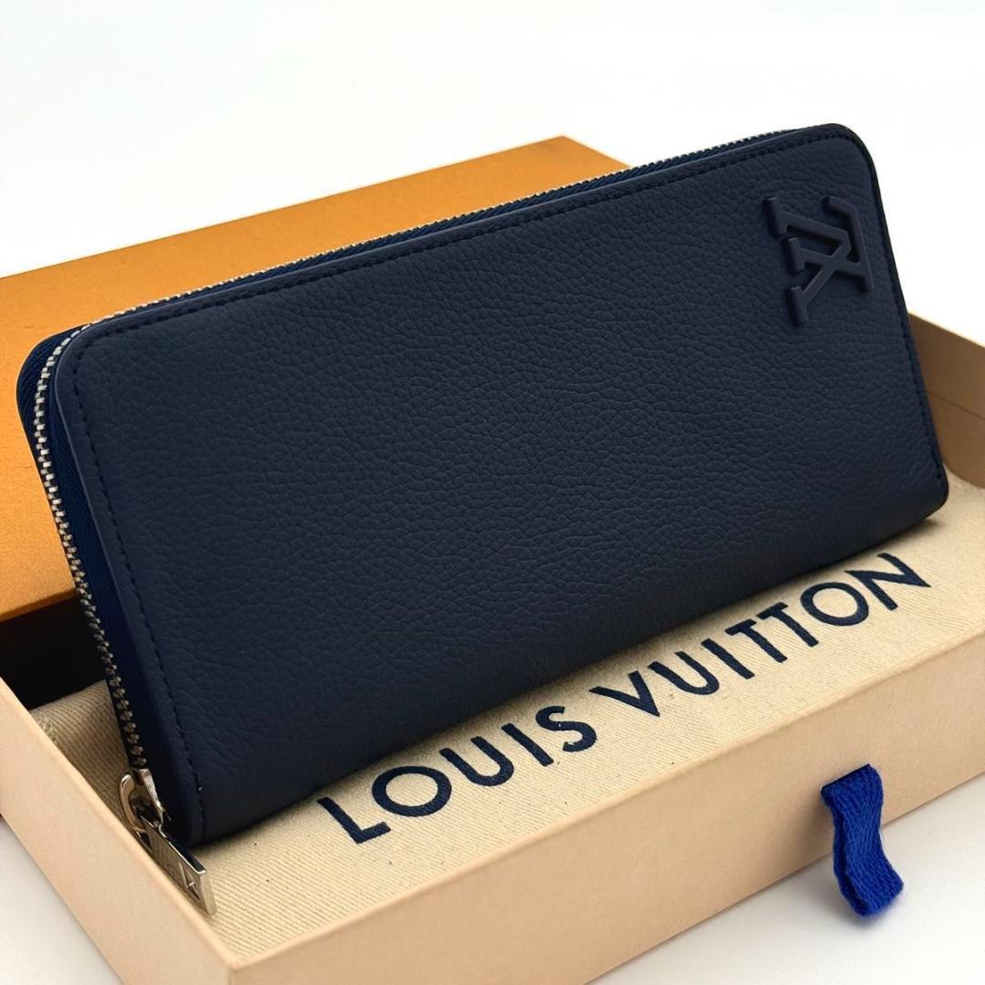 ルイヴィトン【現行　最高級美品】アエログラム ジッピーヴェルティカル　メンズ