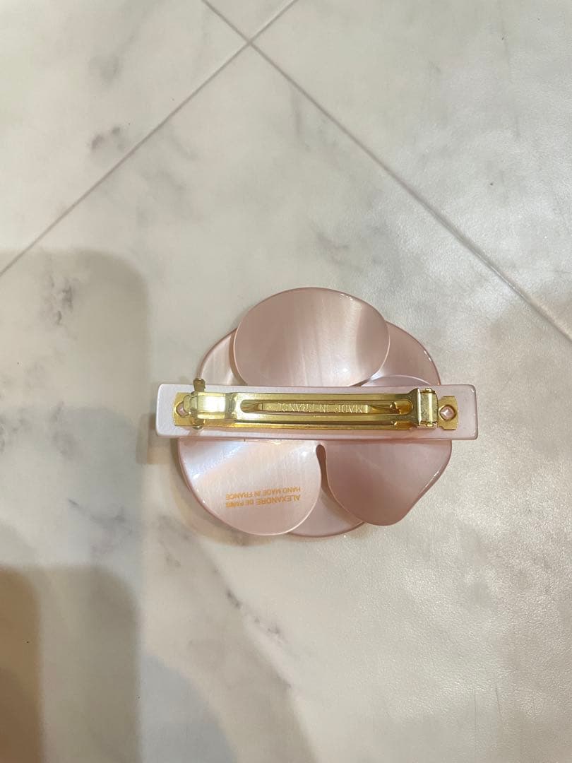 現在発売なし　ALEXANDRE DE PARIS ピンク ヘアピン 付属品付き