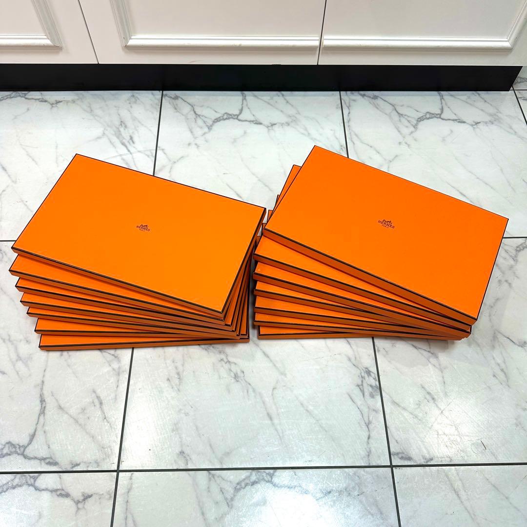 HERMES 　エルメス　オレンジ　空箱　化粧箱　43個セット