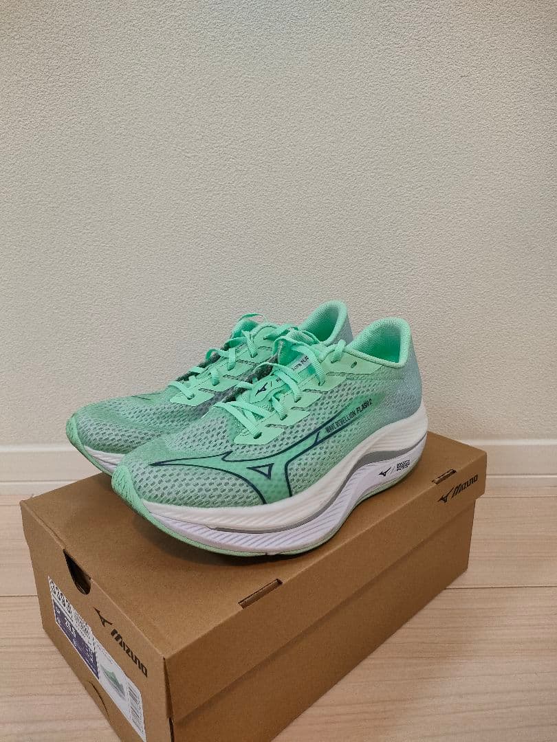 Mizuno Wave Rebellion Flash2ミントグリーン