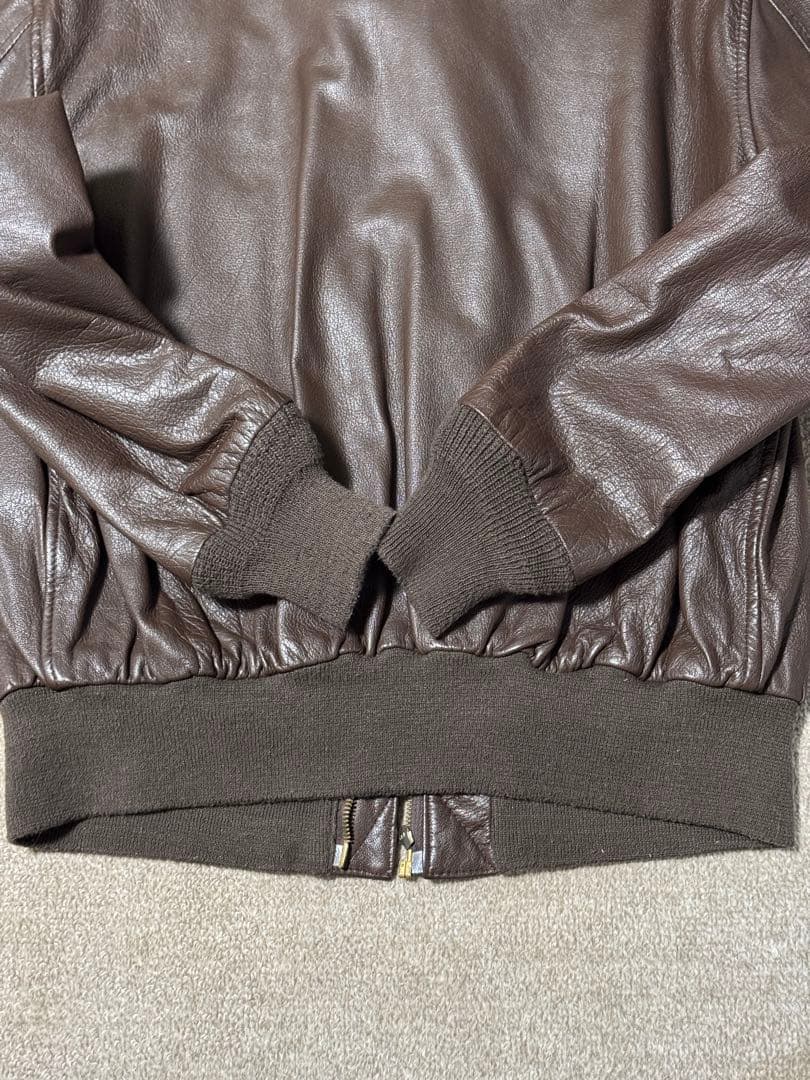 80s COOPER クーパー SADDLERY USA製 A-2 サイズ42L