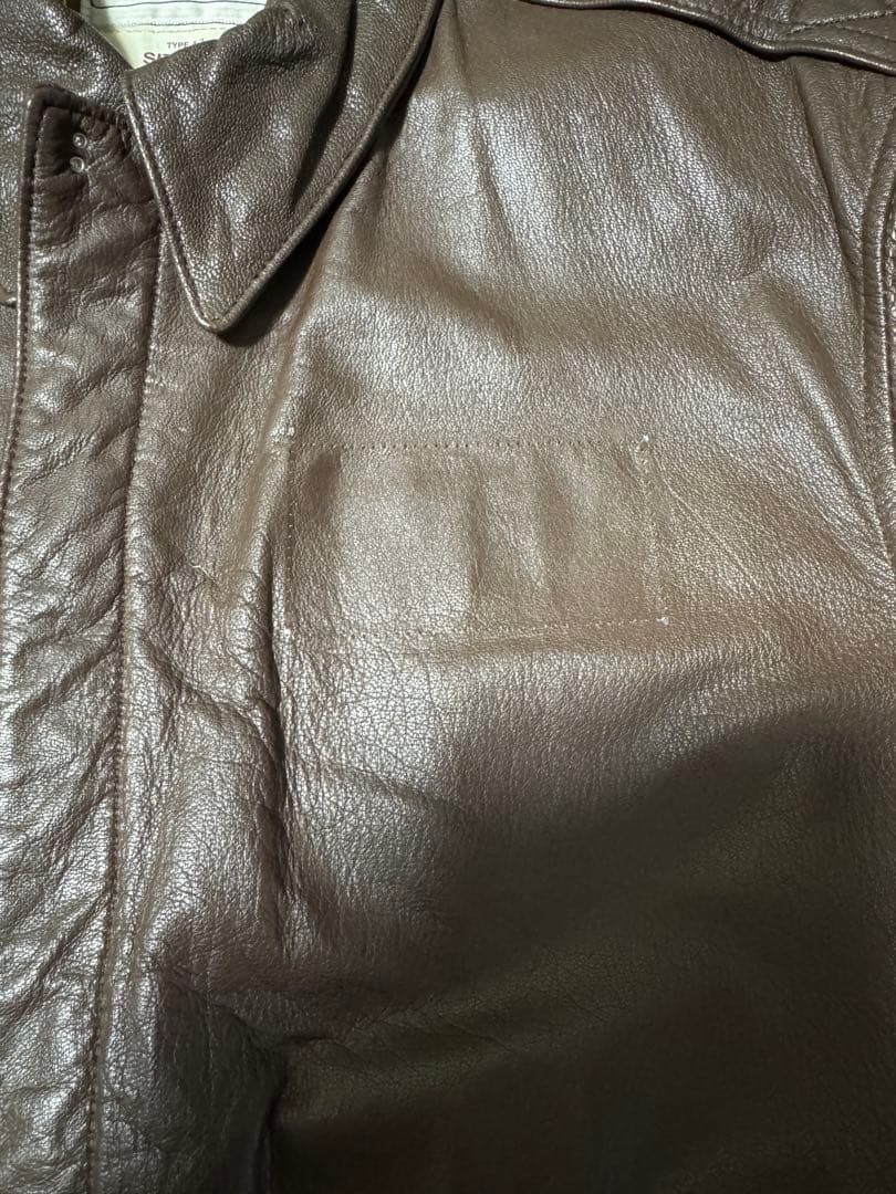 80s COOPER クーパー SADDLERY USA製 A-2 サイズ42L