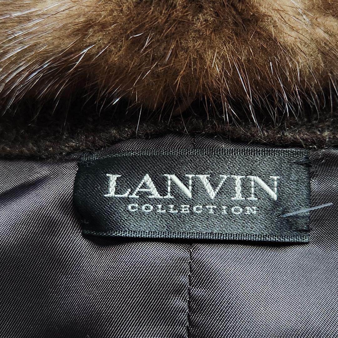 最高級✨ミンクファー ランバン ドライビングジャケット 総カシミヤ ニット