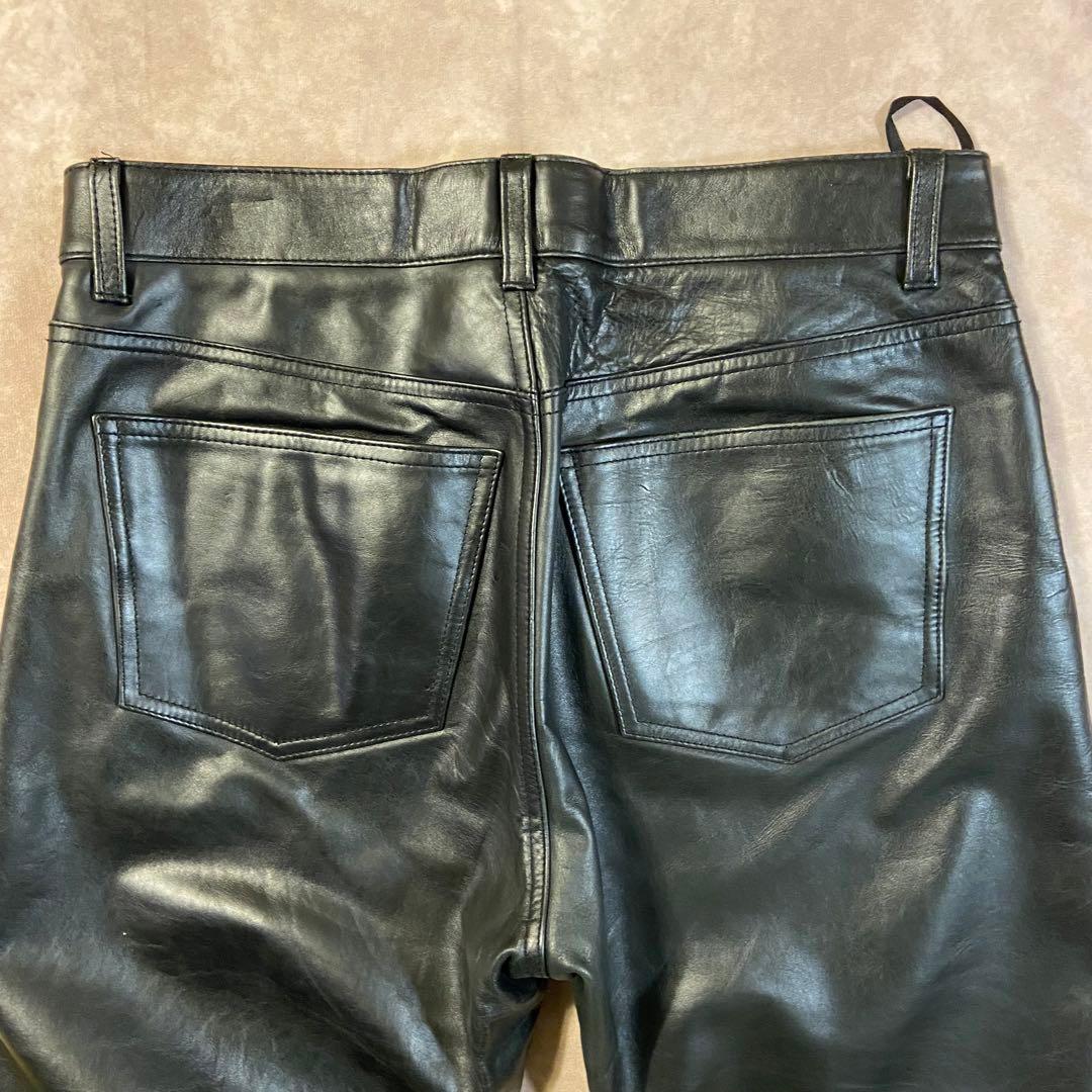 90s Old Gap レザーパンツ W33L30 boot fit 山田蓮着用