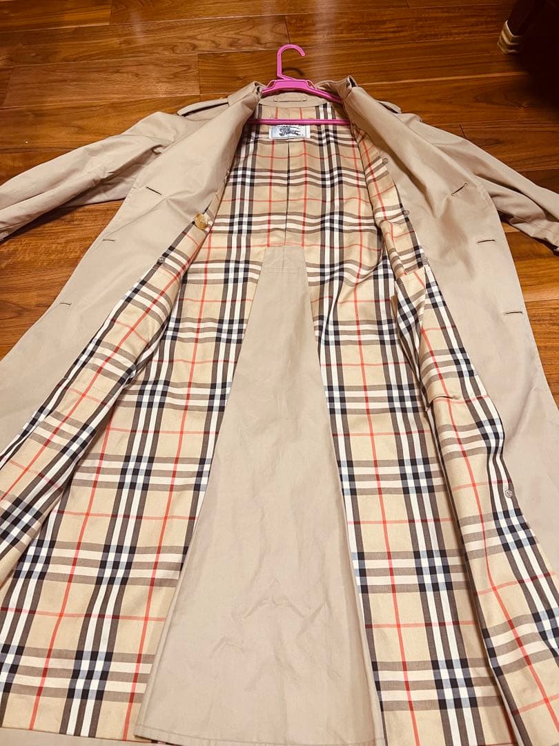 BURBERRY バーバリー トレンチコート　ロング丈　ベージュ　L相当