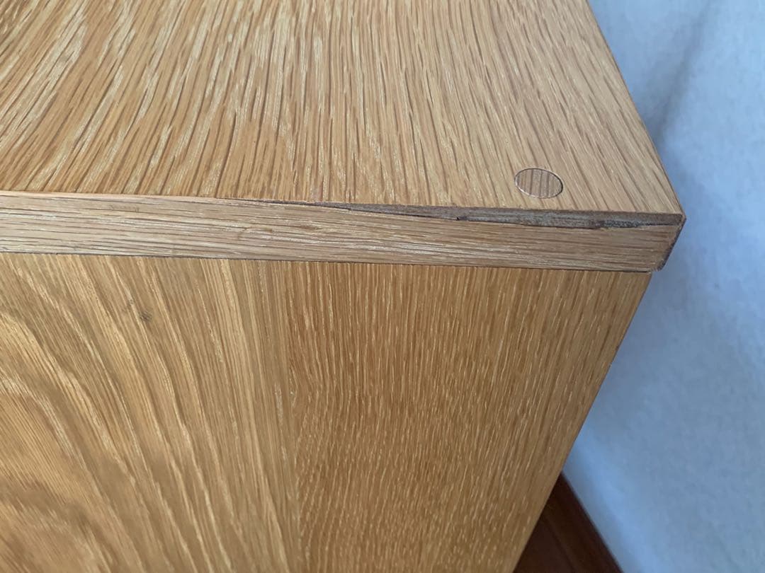 無印良品　スタッキングシェルフ オーク材 2段×2列