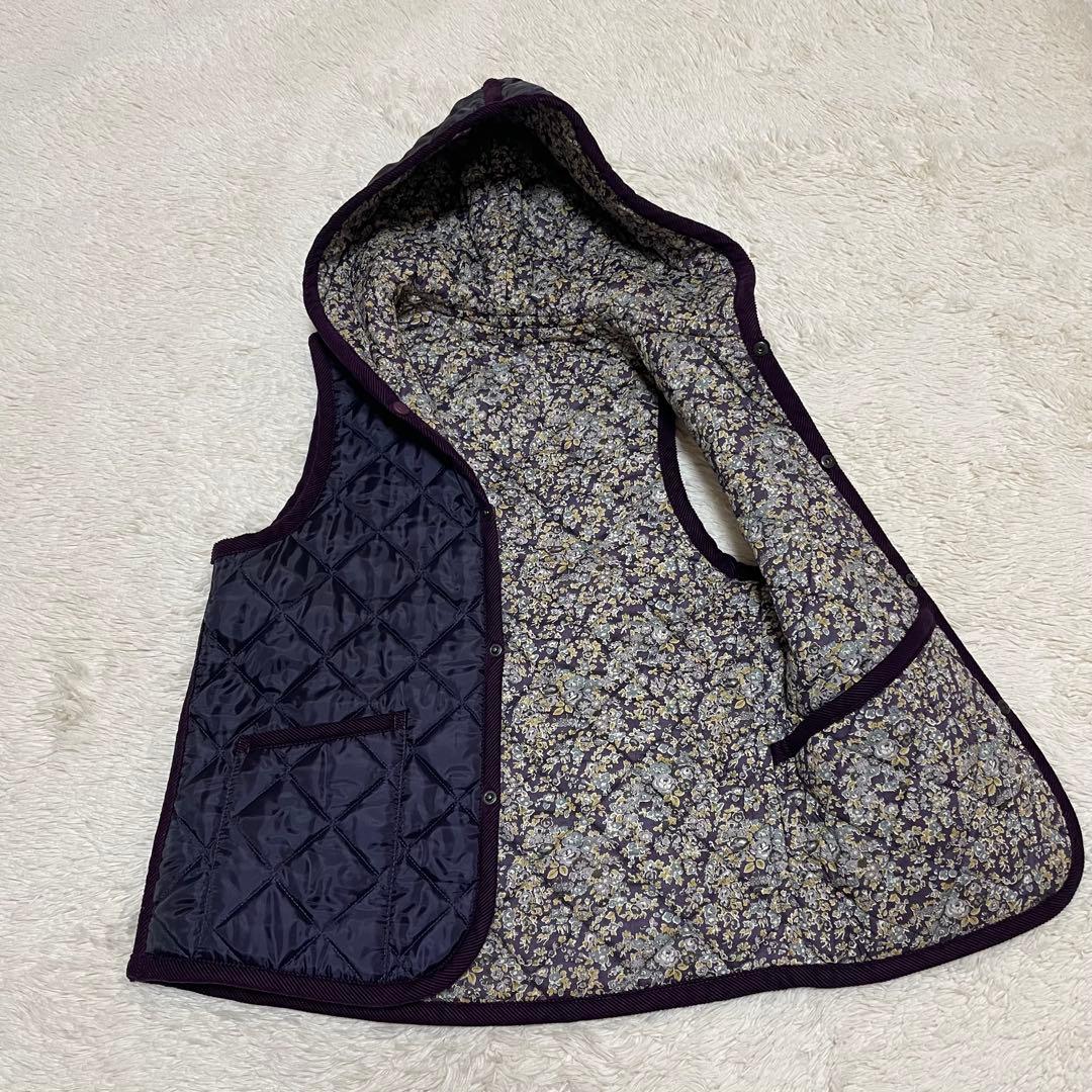♡美品♡ LAVENHAM ラベンハム ベスト フード リバーシブル リバティ