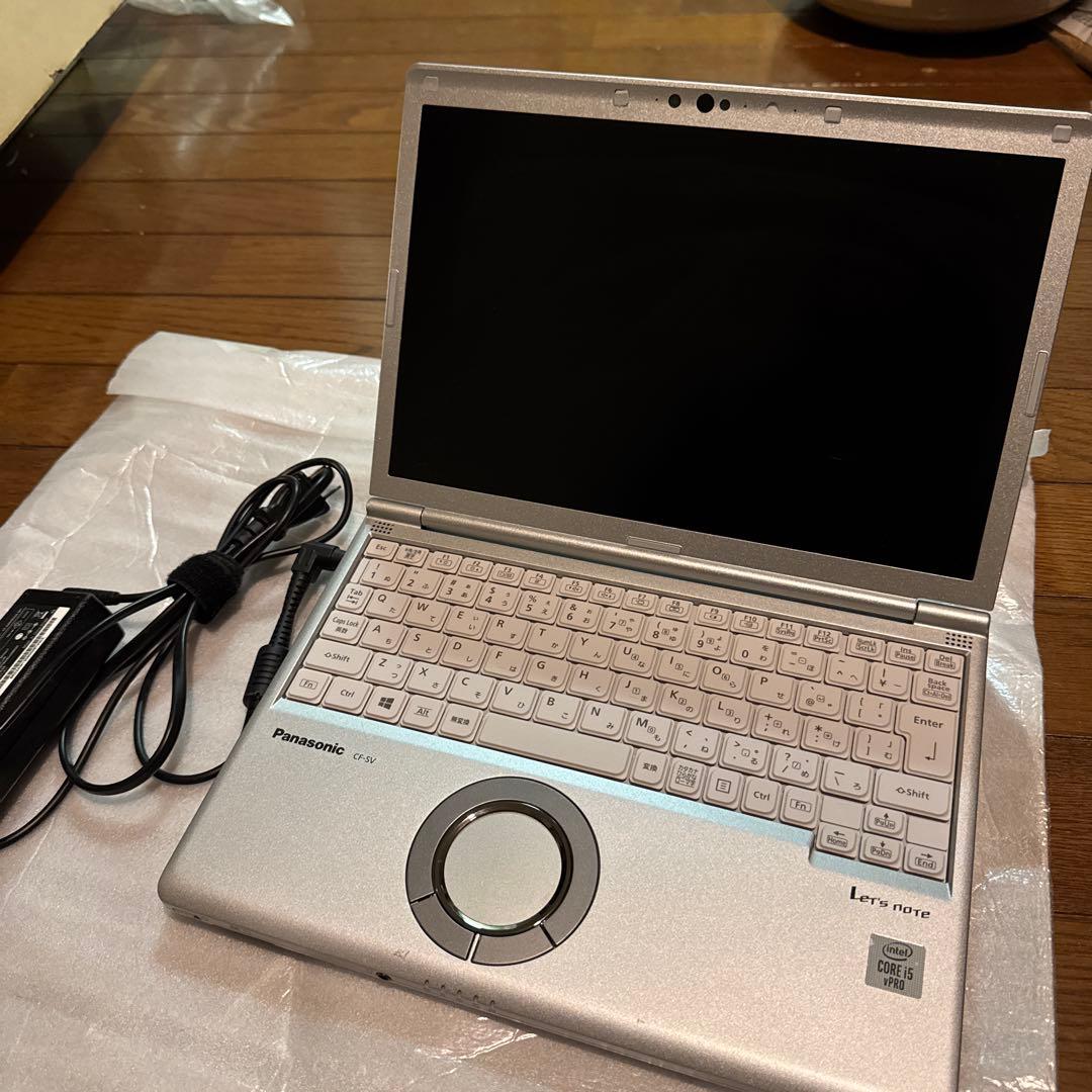 Panasonic ノートPC シルバー 本体 ACアダプター付き