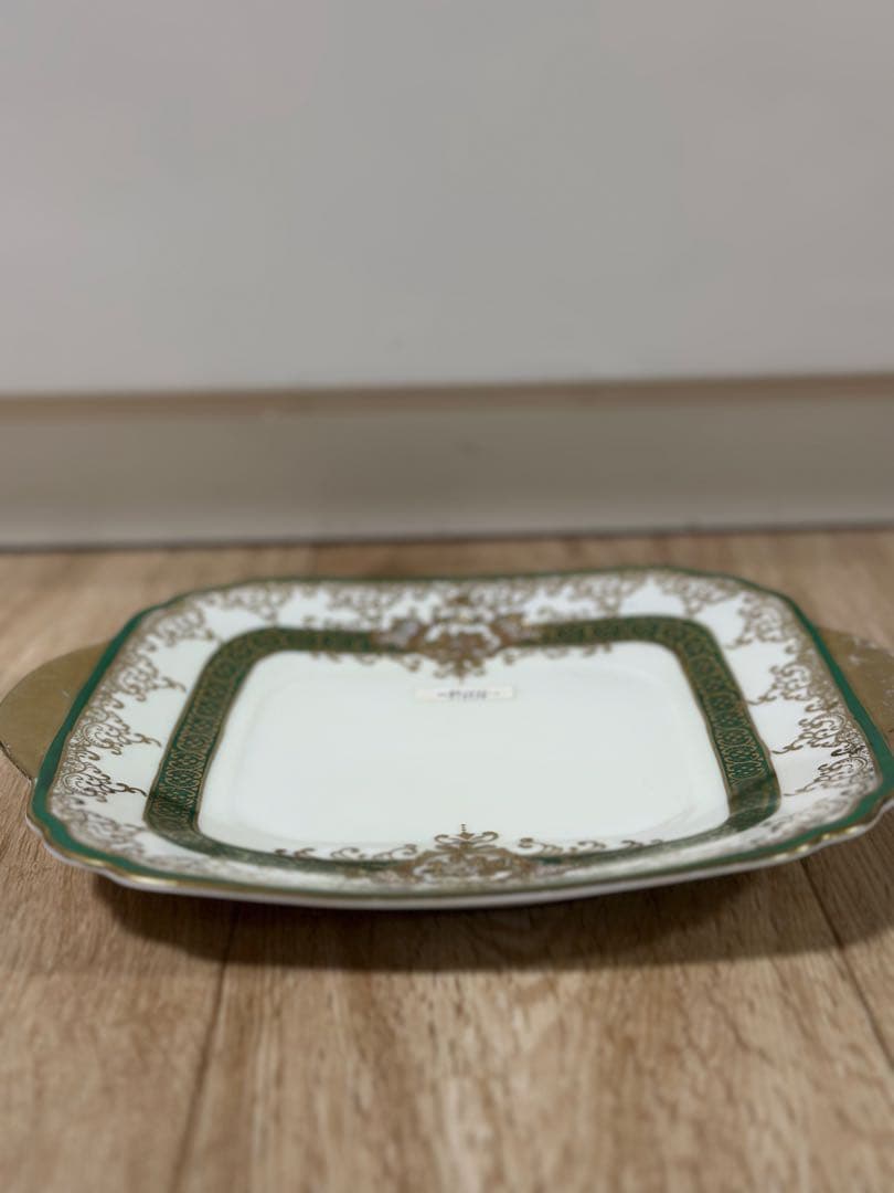 ヴィンテージ オールドメイトーチャイナ　金装飾皿　ギルティングプレート