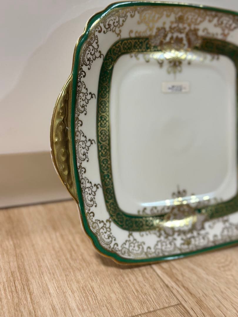 ヴィンテージ オールドメイトーチャイナ　金装飾皿　ギルティングプレート