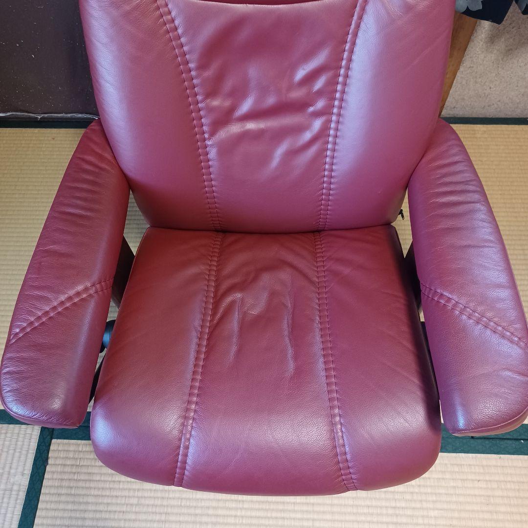 エコーネス ストレスレスチェア  本革リクライニングソファ