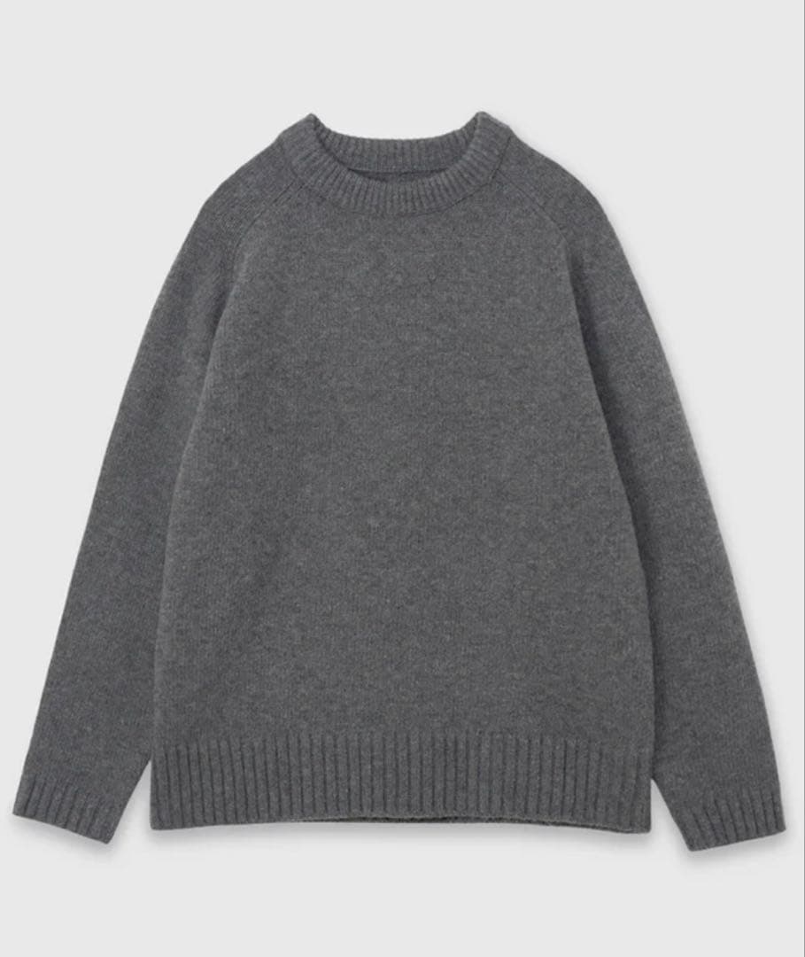 anuans HAMILTONウールカシミヤクルーネックプルオーバー