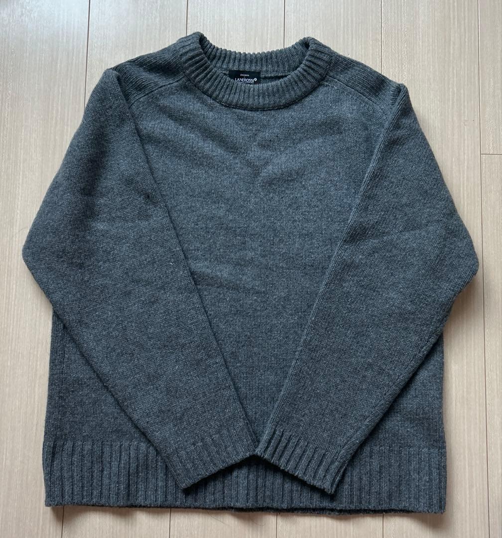 anuans HAMILTONウールカシミヤクルーネックプルオーバー